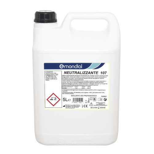 Detergente líquido - NEUTRALIZZANTE 107 - Mondial - 5000 mL / para lavadoras / neutro