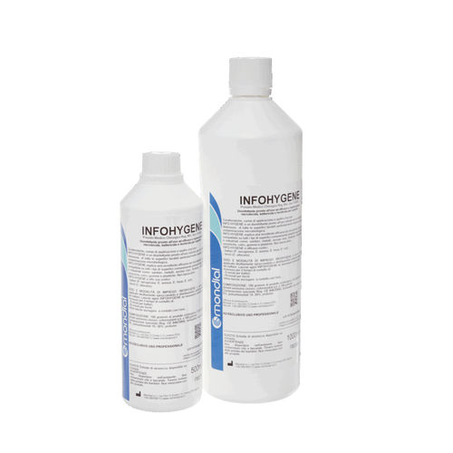 Desinfectante para suelos y superficies - INFOHYGENE - Mondial - líquido / 1000 mL / 500 mL