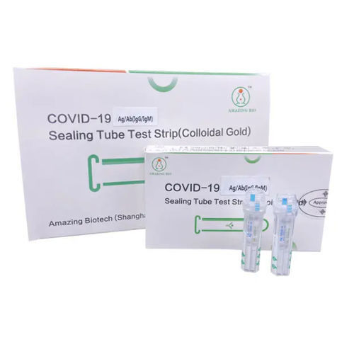 Kit de prueba para COVID-19 - Amazing Biotech Co., Ltd - de gripe / para proteínas de nucleoclápside / de IgG