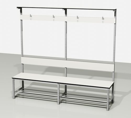 Banco para sala de espera - CEL Components s.r.l. - para vestuario de hospital / para laboratorio / multiplaza