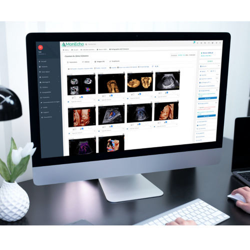 Software para ecografía - MONECHO - MonEcho - de gestión de informes de pacientes / de gestión de documentos / de gestión de la medicación
