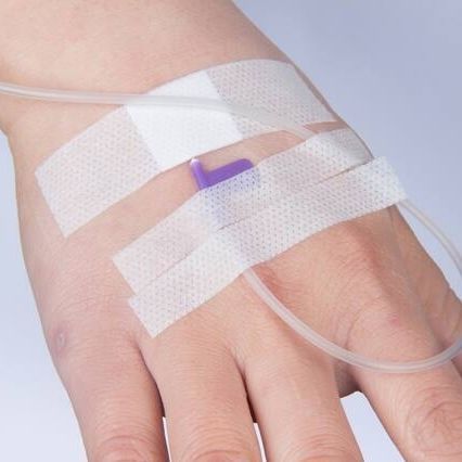 Fijador de catéter para catéter intravenoso - Nanchang Kanghua Health Material Co.,Ltd - en brazo / adhesivo
