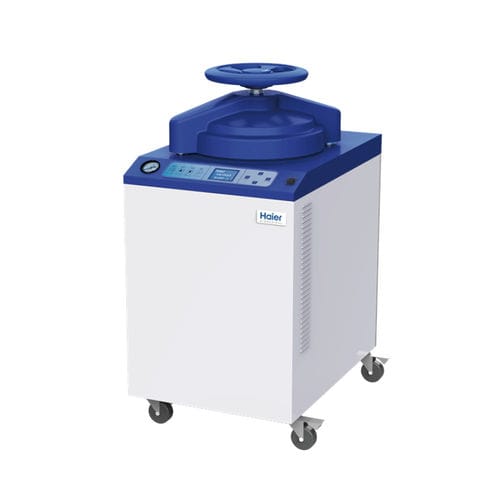 Esterilizador médico de vapor saturado - HRLM-80 - Haier Biomedical - con ruedas / automático