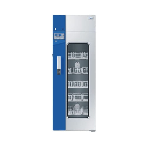 Refrigerador de laboratorio - HXC-279 - Haier Biomedical - de banco de sangre / de tipo armario / móvil