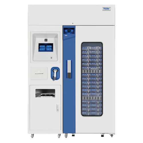 Refrigerador de banco de sangre - HXC-629ZZ - Haier Biomedical - de tipo armario / con ruedas / con 1 puerta
