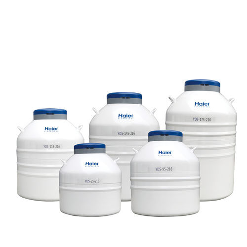 Contenedor de aluminio - YDS series - Haier Biomedical - de nitrógeno líquido / de vacío / de grandes dimensiones