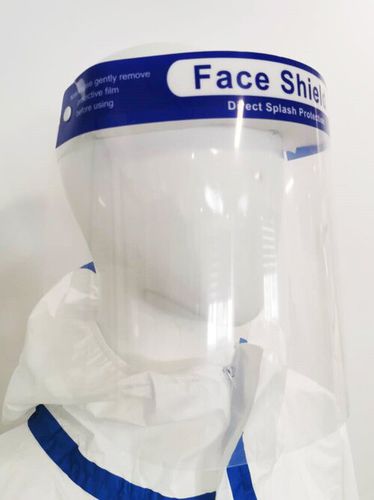 Pantalla facial máscara integral - DuoProSS Meditech Corp. - para adulto / médica / transparente