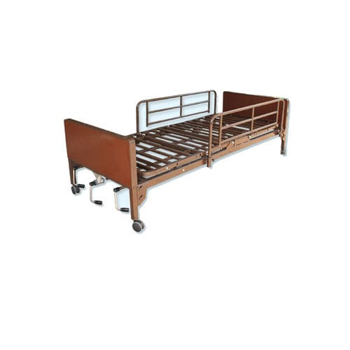 Cama para asistencia domiciliaria - MBM-3XE-G - jia mei medical products co.,ltd - manual / de altura regulable / reclinable
