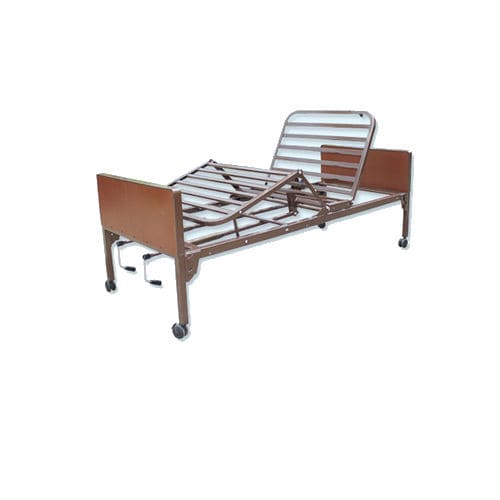 Cama para asistencia domiciliaria - MBM-2XE-G - jia mei medical products co.,ltd - manual / de altura fija / reclinable