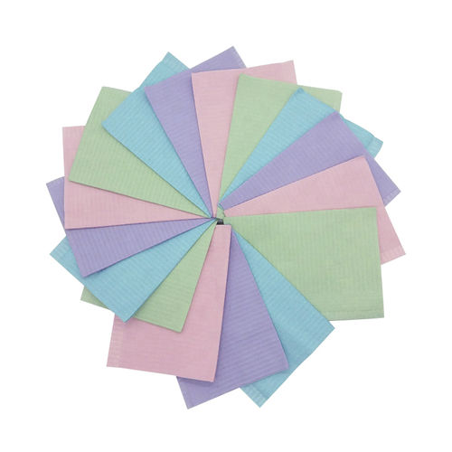 Babero médico desechable - Hubei Qianjiang Kingphar Medical Material - para adulto / azul / verde