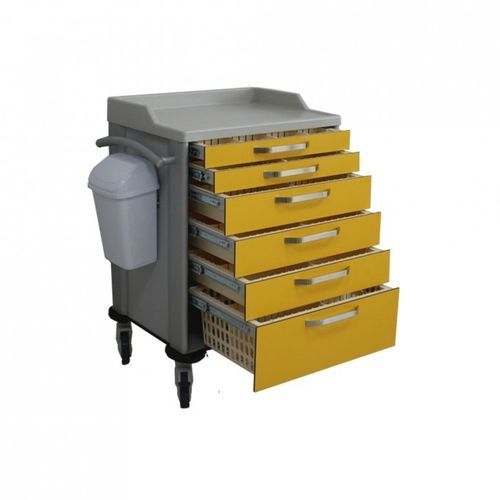 Carro médico - 2e-08003 - Reda - de uso general / multifunción / de plástico