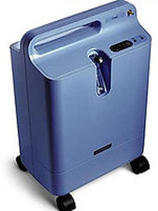 Concentrador de oxígeno médico - UV 17020 - Groppler Medizintechnik - con ruedas