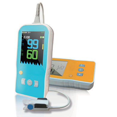 Pulsioxímetro portátil de mano - SatLite - Zug Medical Systems - médico / con capnógrafo / azul
