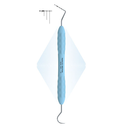 Sonda periodontal - 23-WHO CP  - ergo denta - doble / tipo bola