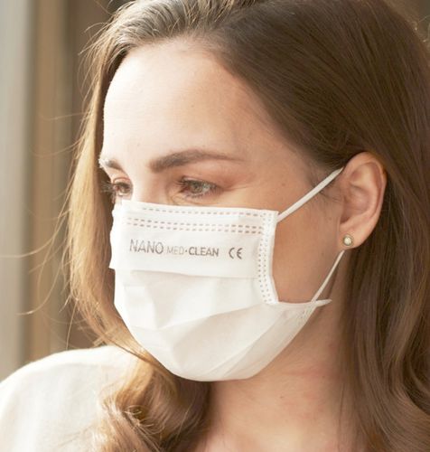 Mascarilla quirúrgica de tipo IIR - Nano Medical - de polipropileno / para adulto / blanca