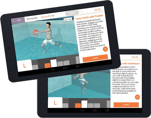 Aplicación para iOS de formación - AQUA - Good Boost Wellbeing Limited - médica / iOS / para smartphone