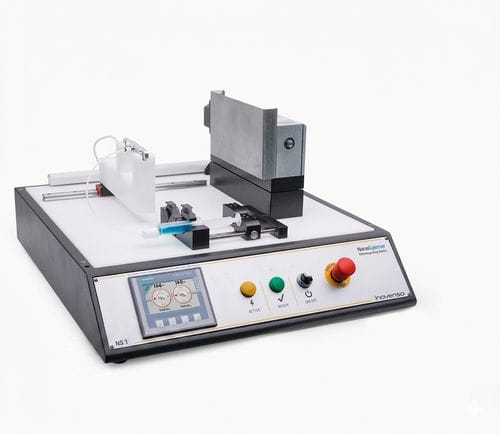 Máquina de electrospinning para nanofibra - NS1 NanoSpinner - Inovenso - de pulverización / compacta / con pantalla táctil
