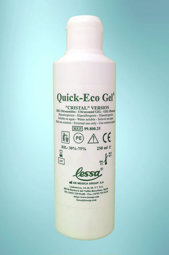 Gel de ultrasonidos transparente - 9980025 - Lessa