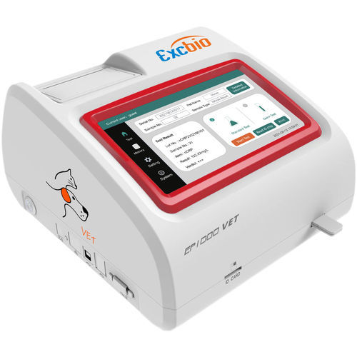 Analizador de inmunología automático - EP1000VET - GUANGZHOU EXCBIO TECHNOLOGY CO.,LTD - para diagnóstico clínico / veterinario / para test de inmunofluorescencia