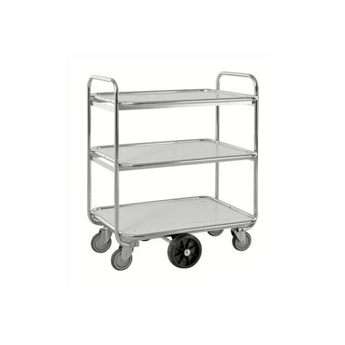 Carro de hospital - KM8500-3L - Kongamek - de uso general / para transporte / 3 estantes