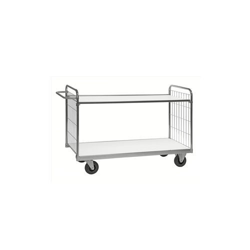 Carro de hospital - SERIE 9000 - Kongamek - de uso general / para transporte / 2 estantes