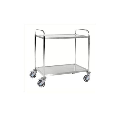Carro de hospital - C3 - Kongamek - de uso general / para transporte / de acero inoxidable