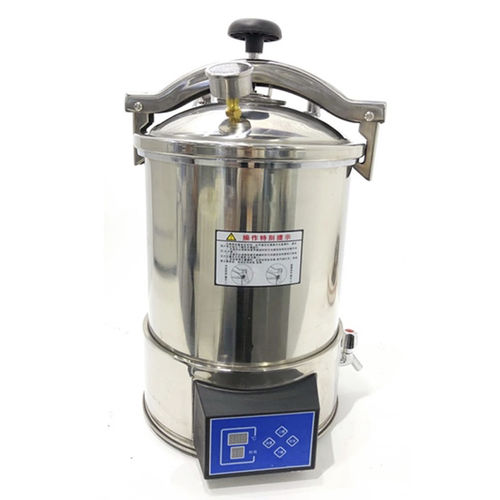 Esterilizador médico de vapor - 18HD - Hefei Qianbaijian Medical Equipment - portátil / eléctrico / de acero inoxidable