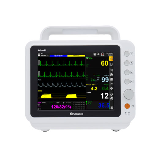 Monitor de paciente portátil - Primo i3 - Ordamed - de noche / ECG / TEMP