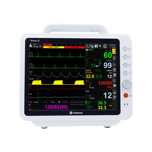 Monitor de paciente portátil - Primo i5 - Ordamed - de noche / ECG / RESP