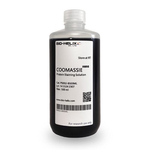 Reactivo en solución - COOMASSIE nano - Bio-Helix - solución de coloración / colorante / escalera de proteínas