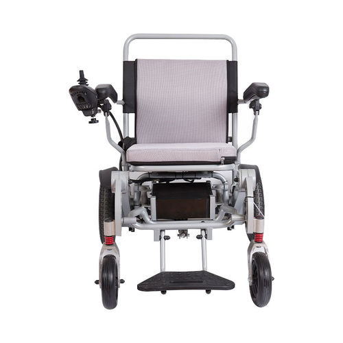 Silla de ruedas eléctrica - Jiangsu Xiaoyuan Medical Device - de exterior / plegable / con reposapiernas