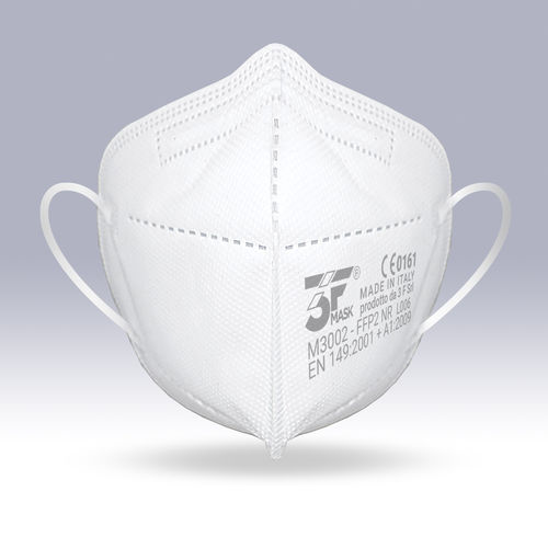 Mascarilla FFP2 - M3002 - 3 F srl - sin látex / sin válvula / tipo copa