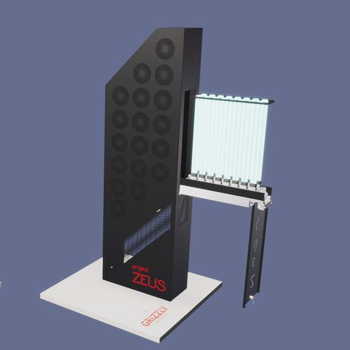 Sistema de desinfección para quirófano - Spectra ZEUS - Grizzly Robotics - UVC / compacto / portátil