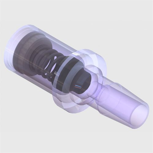 Válvula para el sector médico - E-N-190118 - The West Group Ltd - de descompresión / de acero inoxidable / de silicona