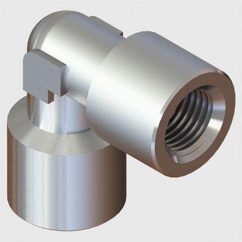 Adaptador hembra - E-F-171077 - The West Group Ltd - para dispositivos médicos / de latón / acodado