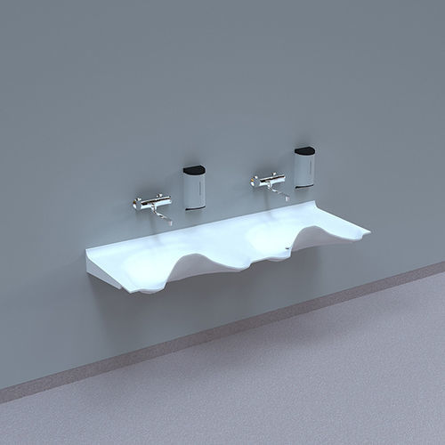 Fregadero quirúrgico 2 unidades - OV1720GW-00 - NOAS Sweden - de Corian®