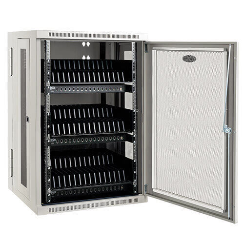 Armario para carga de tablets PC - CS48USBW - TRIPP-LITE - de hospital / móvil / con estante