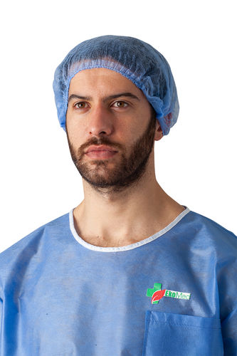 Gorro médico abombado - Ekomed Health - de polietileno / de tejido no tejido / desechable
