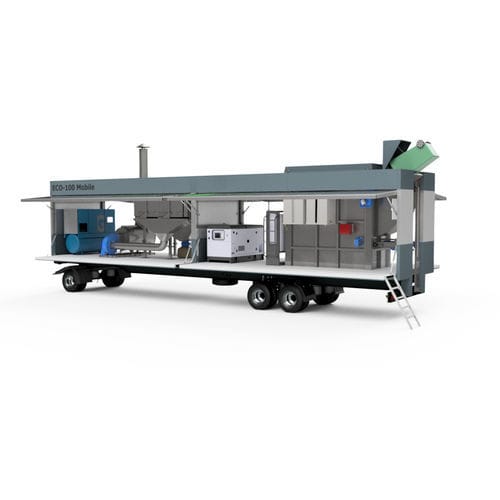 Incinerador de prensa - ECO M 100 - Greenx Eco - térmico / médico / de desechos