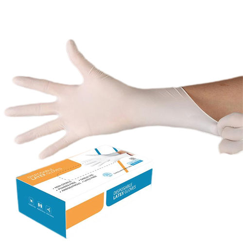 Guante de látex - Hubei CFULL Medical Technology - médico / con polvo / impermeable