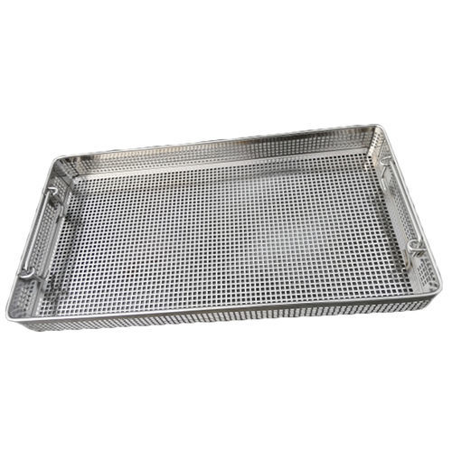 Bandeja de esterilización para instrumental - HX-ISC/S - Jiangsu Huaxi Medical Equipment - perforada / de acero inoxidable