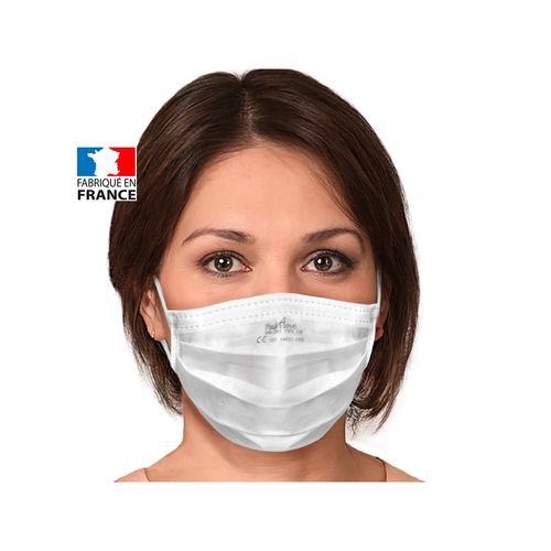 Mascarilla de protección de polipropileno - MPB-CH1 - PAUL BOYE TECHNOLOGIES - semimáscara / para adulto / caja de 50