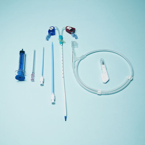 Catéter de hemodiálisis - 032001 - Tianck Medical - vena yugular / vena subclavia / de dos luces