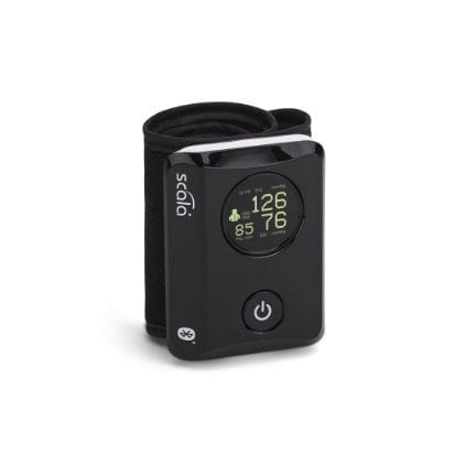 Tensiómetro electrónico automática - Smart  - SCALA Electronic - de muñeca / Bluetooth / con manguito incorporado