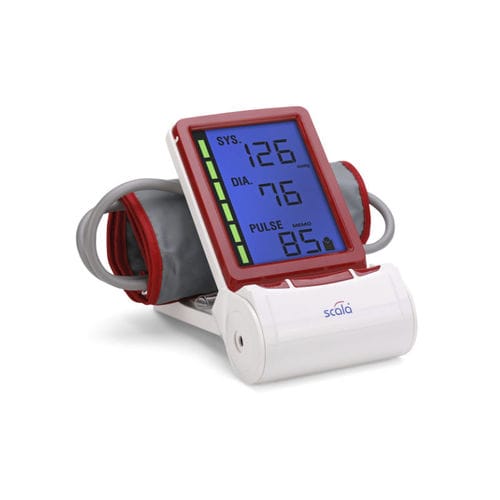 Tensiómetro electrónico automática - SC 7701 - SCALA Electronic - con manguito incorporado