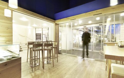Puerta para centro sanitario - TSA 20 - KOS Spezialtüren GmbH - corredera / telescópica / de vidrio