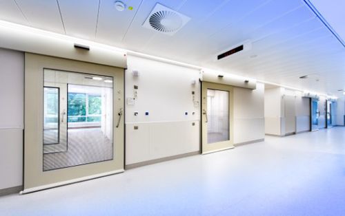Puerta de protección - CLEAN K1-A / K2-A - KOS Spezialtüren GmbH - de protección radiológica / de hospital / para sala blanca