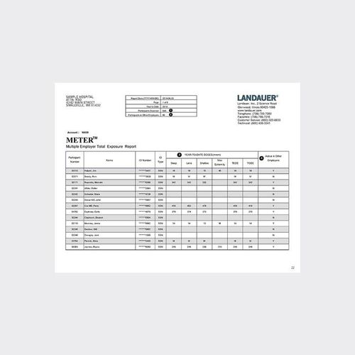 Software de gestión de informes de pacientes - METER™ - LANDAUER - para informes / de hospital / para odontología
