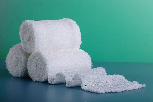 Venda de gasa de algodón - Fluffy  - Allmed Medical Products - estériles / elástico / transpirable