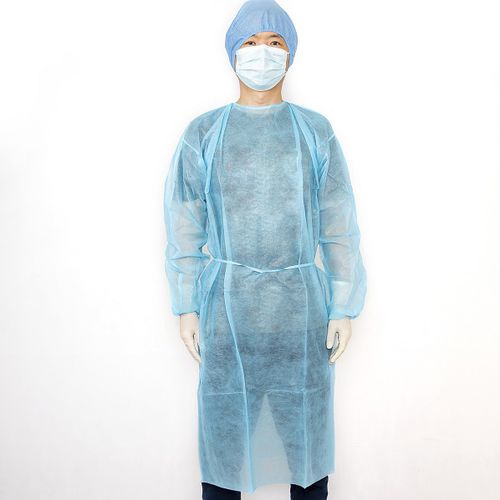 Bata para acompañante unisex - Allmed Medical Products - desechable / transpirable / de tejido no tejido